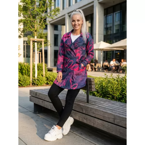  Premium-Sweattasche für Damen ALTISPORT VOJ/ALW105MI05 SCHWARZ ROSA 