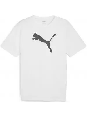 Herren-T-Shirt PUMA TEAMRISE LOGO JERSEY COTTON 658705_04 PUMA WHITE/PUMA BLACK