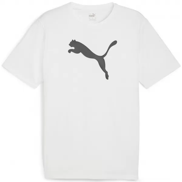  Herren-T-Shirt PUMA TEAMRISE LOGO JERSEY COTTON 658705_04 PUMA WHITE/PUMA BLACK 