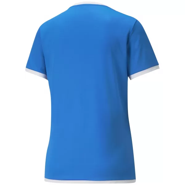  Weibliches funktionelles Hemd PUMA TEAMLIGA JERSEY W 704934_02 ELEKTRISCHE BLAUE LIMONADE 