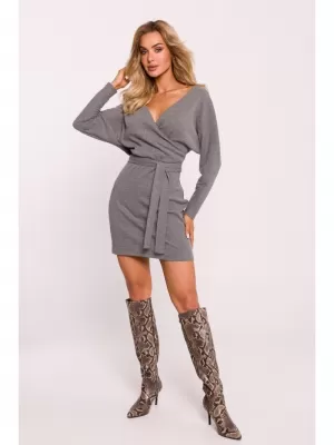 Kleid MOE M819 GRAUE MELANGE