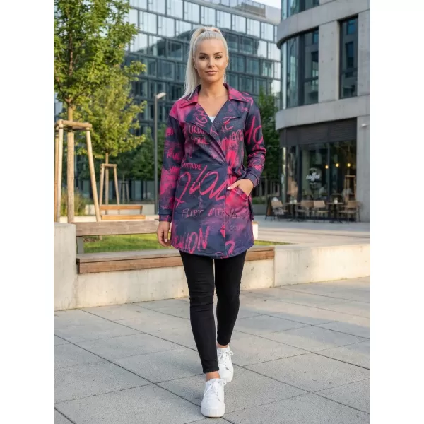  Premium-Sweattasche für Damen ALTISPORT VOJ/ALW105MI05 SCHWARZ ROSA 
