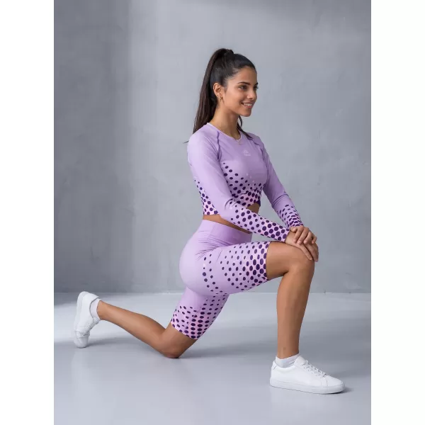  Frauen -Leggings über den Knien Premium ALTISPORT VOJ/ALW109LEG02 LILA 