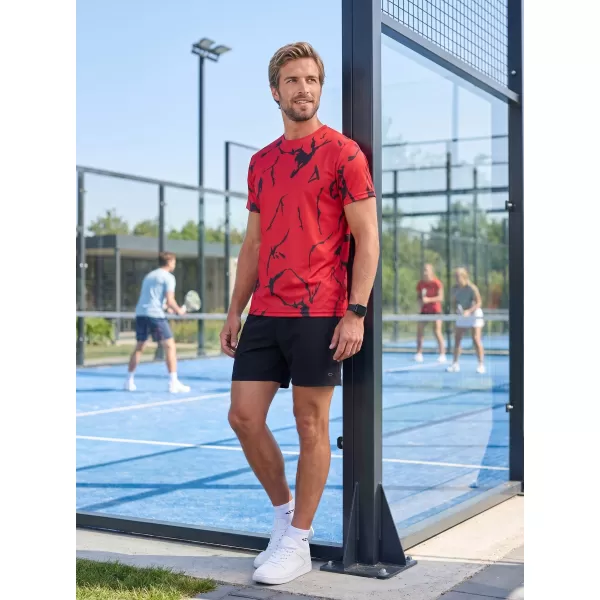  Männer funktionaler T -Shirt Premium ALTISPORT VOJ/ALM052TR01 ROT 