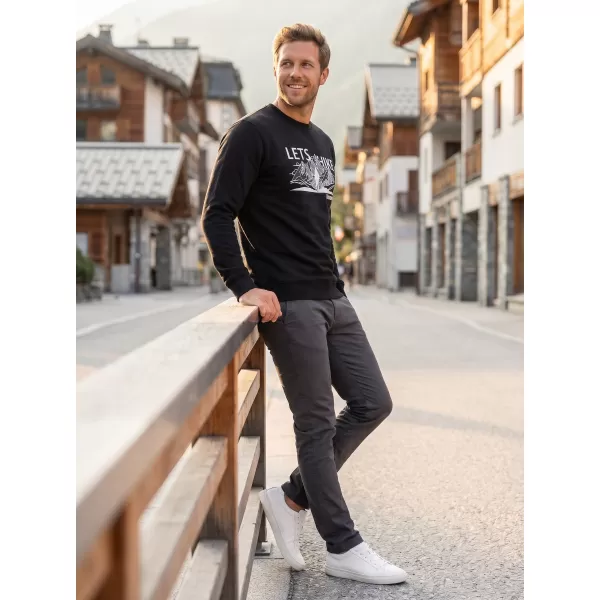  Herren -Sweatshirt ALTISPORT ALM190406 SCHWARZ 