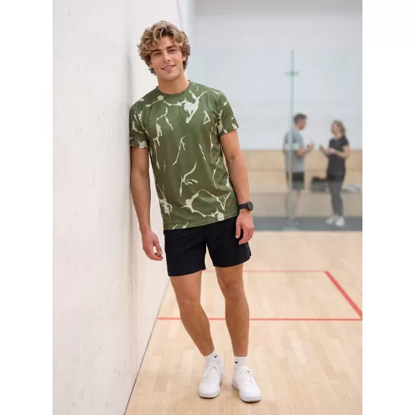  Männer funktionaler T -Shirt Premium ALTISPORT VOJ/ALM052TR01 KHAKI 