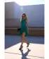 Kleid MOE M850 TÜRKIS