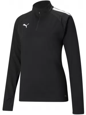 Damenjacke PUMA TEAMLIGA 1/4 ZIP TOP W 657253_03 PUMA BLACK/PUMA WEIß
