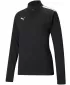 Damenjacke PUMA TEAMLIGA 1/4 ZIP TOP W 657253_03 PUMA BLACK/PUMA WEIß