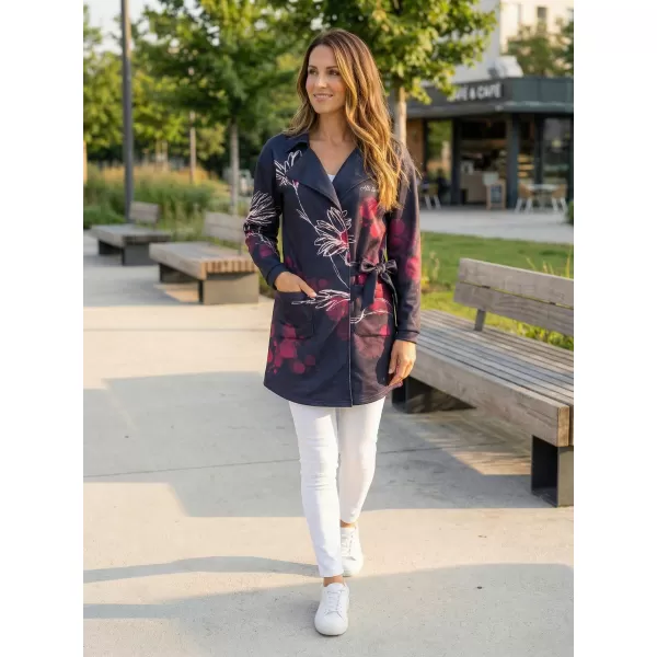  Frauen -Sweatshirt -Premium -Tasche für Frauen ALTISPORT VOJ/ALW104MI05 SCHWARZ -PINK 