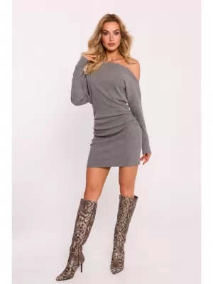 Kleid MOE M818 GRAUE MELANGE