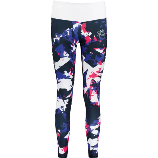  Frauen -Leggings Premium ALTISPORT VOJ/ALW110LEG01 VIOLETT -WEIß 