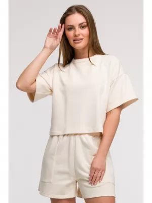 Damen-Sweatshirt BEWEAR B294 VANILLE