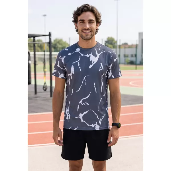  Männer funktionaler T -Shirt Premium ALTISPORT VOJ/ALM052TR01 GRAU 