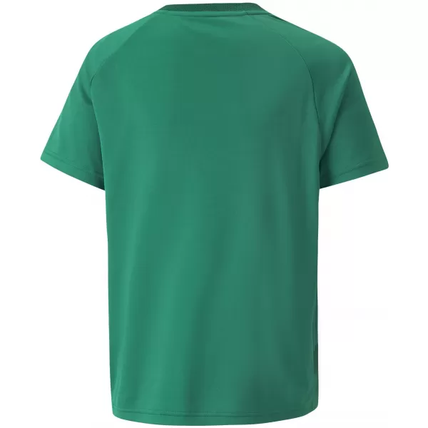  Kinder T-Shirt PUMA TEAMVISION JERSEY JR 704928_05 PFEFFERGREEN/POWERGREEN/WEIß 