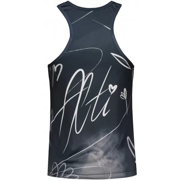  Funktionaler Tanktoper der Frauen auf Prämie ALTISPORT VOJ/ALW083TIL01 SCHWARZ UND WEIß 
