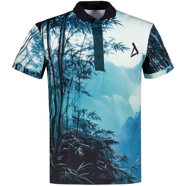  Herrenfunktional T -Shirt mit Premium -Kragen ALTISPORT VOJ/ALM103TR05 BAMBUS 