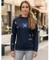 Funktionaler Sweatshirt -Prämie von Frauen ALTISPORT VOJ/ALW077MI01 SCHWARZ/LILA