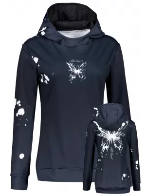 Funktionaler Sweatshirt -Prämie von Frauen ALTISPORT VOJ/ALW077MI01 SCHWARZ
