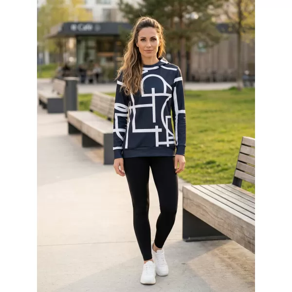  Funktionaler Sweatshirt -Prämie von Frauen ALTISPORT VOJ/ALW085MI01 SCHWARZ 