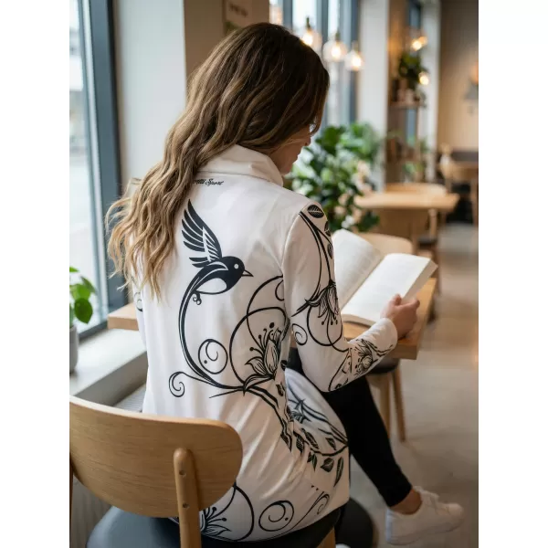  Damen erweitertes Premium -Sweatshirt ALTISPORT VOJ/ALW0106MI06 WEIß 