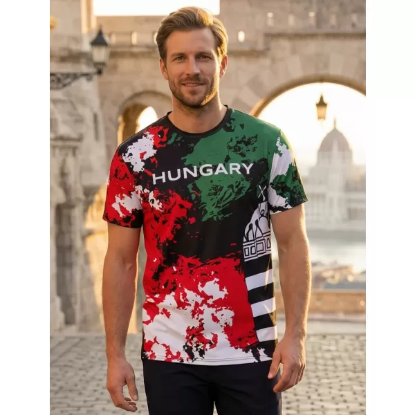  Männer funktionaler T -Shirt Premium ALTISPORT VOJ/ALM036HU/TR01 FLECKEN 