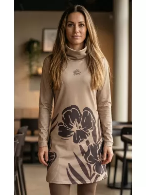 Damen erweitertes Premium -Sweatshirt ALTISPORT VOJ/ALW0107MI06 BRAUN