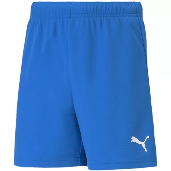  Shorts PUMA TEAMRISE SHORT JR 704943_02 ELEKTRISCHE BLAUE LIMONADE/WEIß 