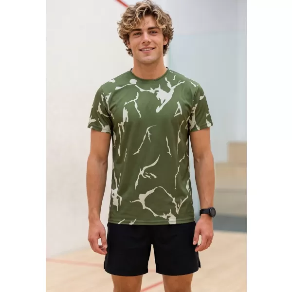  Männer funktionaler T -Shirt Premium ALTISPORT VOJ/ALM052TR01 KHAKI 