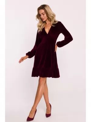 Kleid MOE M826 KASTANIENBRAUN