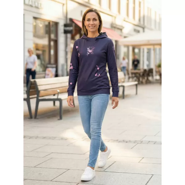  Funktionaler Sweatshirt -Prämie von Frauen ALTISPORT VOJ/ALW077MI01 DUNKELVIOLETT/ROSA 