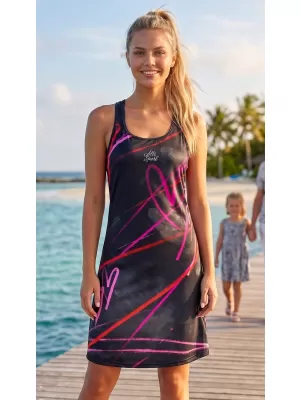 Frauenkleid -Prämie von Frauen ALTISPORT VOJ/ALW082SAT01 SCHWARZ