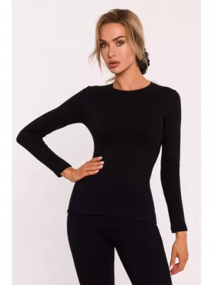 Damen-T-Shirt MOE M817 SCHWARZ