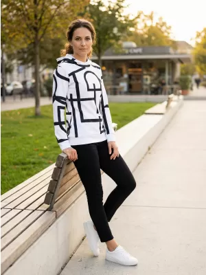 Funktionaler Sweatshirt -Prämie von Frauen ALTISPORT VOJ/ALW085MI01 WEIß