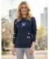 Funktionaler Sweatshirt -Prämie von Frauen ALTISPORT VOJ/ALW077MI01 SCHWARZ