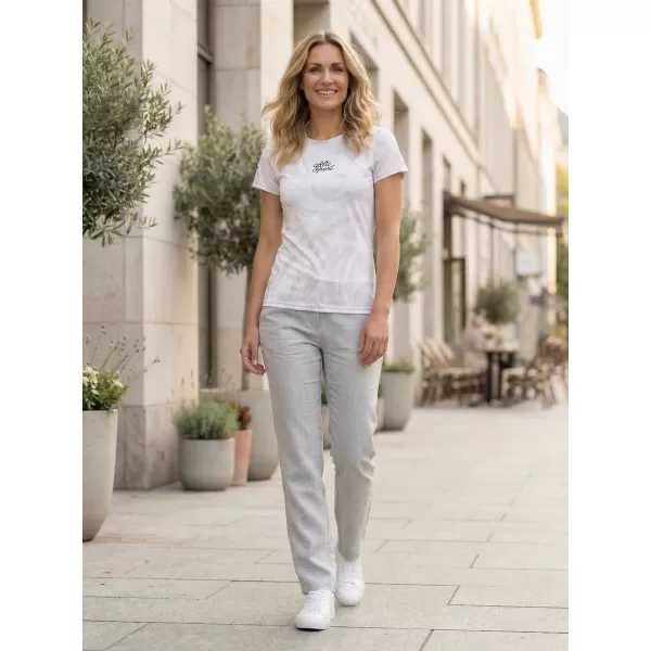  Frauenfunktional T -Shirt Premium ALTISPORT VOJ/ALW096TR01 WEIß 