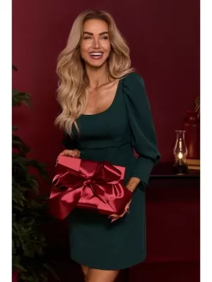 Kleid MOE M836 FLASCHENGRÜN