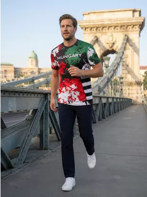 Männer funktionaler T -Shirt Premium ALTISPORT VOJ/ALM036HU/TR01 FLECKEN