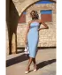 Kleid MOE M843 HELLBLAU