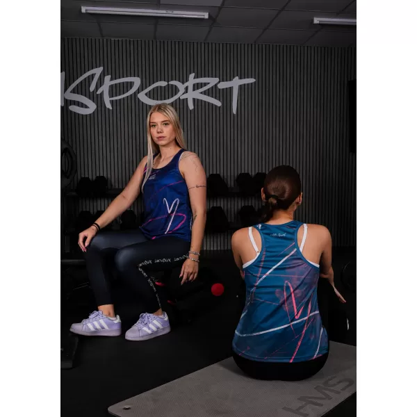 Funktionaler Tanktoper der Frauen auf Prämie ALTISPORT VOJ/ALW082TIL01 KEROSIN 