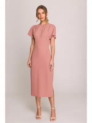 Kleid STYLOVE S398 ROSE