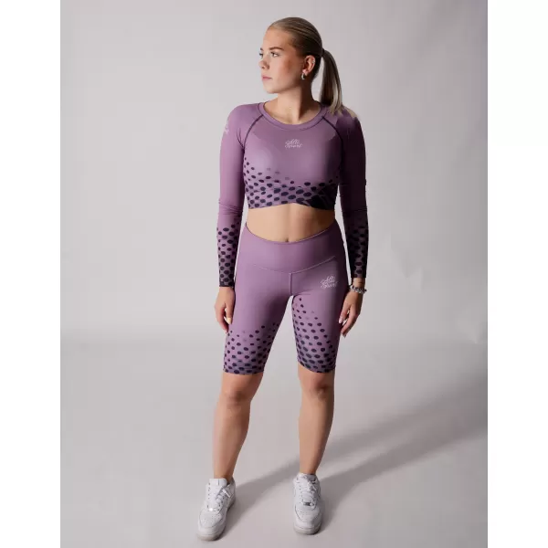  Frauen -Leggings über den Knien Premium ALTISPORT VOJ/ALW109LEG02 LILA 