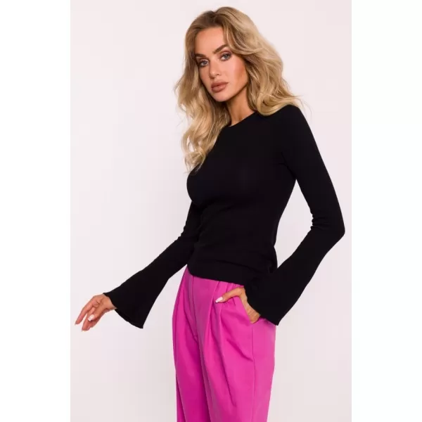  Damen-T-Shirt MOE M806 SCHWARZ 