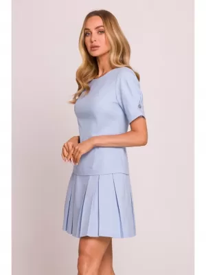 Kleid MOE M842 HELLBLAU