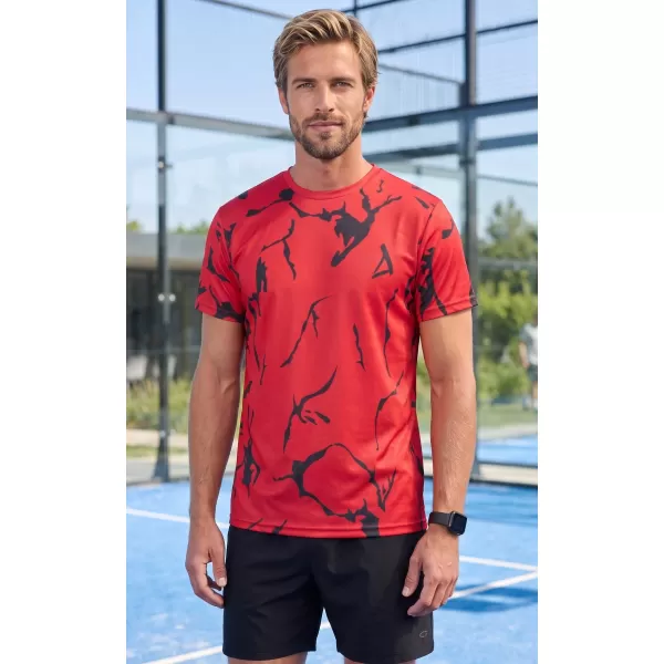  Männer funktionaler T -Shirt Premium ALTISPORT VOJ/ALM052TR01 ROT 