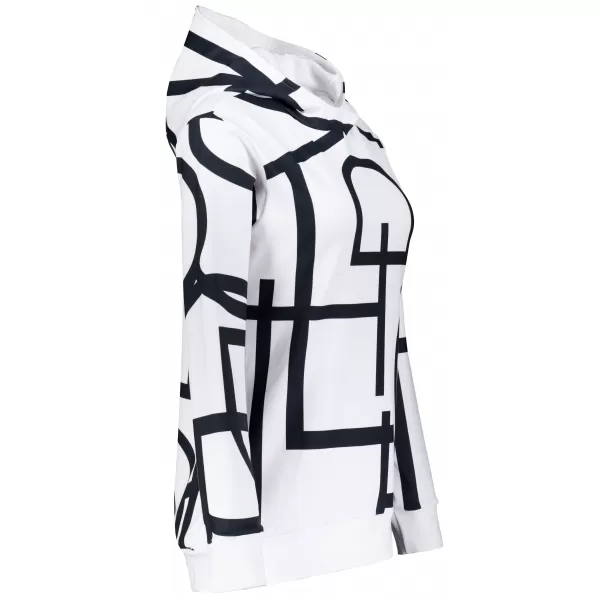  Funktionaler Sweatshirt -Prämie von Frauen ALTISPORT VOJ/ALW085MI01 WEIß 