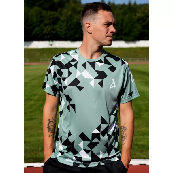  Männer funktionaler T -Shirt Premium ALTISPORT VOJ/ALM108TR01 MILITÄR 
