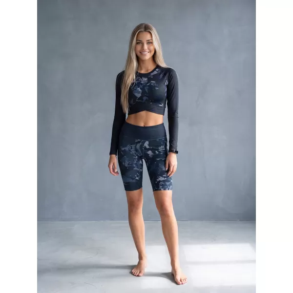  Frauen -Leggings über den Knien Premium ALTISPORT VOJ/ALW110LEG02 SCHWARZ 