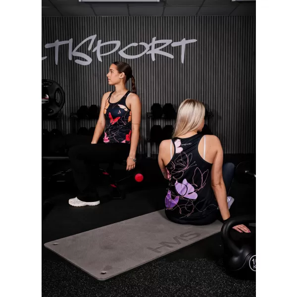  Funktionaler Tanktoper der Frauen auf Prämie ALTISPORT VOJ/ALW086TIL01 SCHWARZ/ORANGE 