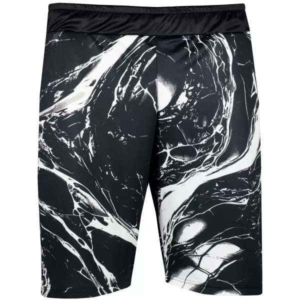  Die funktionalen Shorts von Männern Premium ALTISPORT VOJ/ALM071KRA01 SCHWARZ UND WEIß 